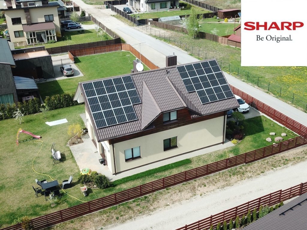 10 kW saulės elektrinė